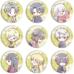 Fruits Basket Souma Shigure & Others Can Badge 20 Graph Art Illustration All 9 Types Set Buttons [USED]