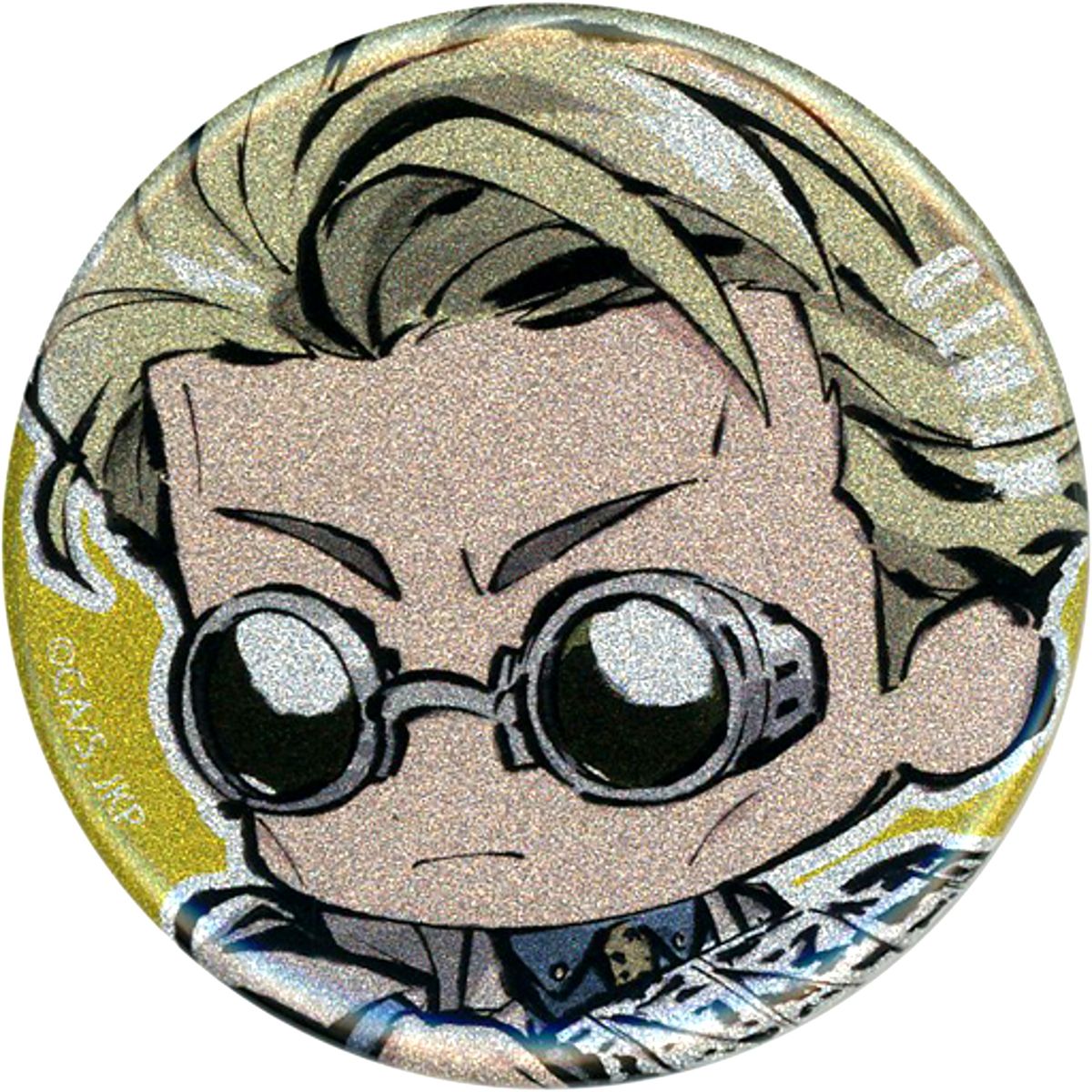Kento Nanami Jujutsu Kaisen x Ouchi de Collaboration Mini Character Glitter Button [USED]