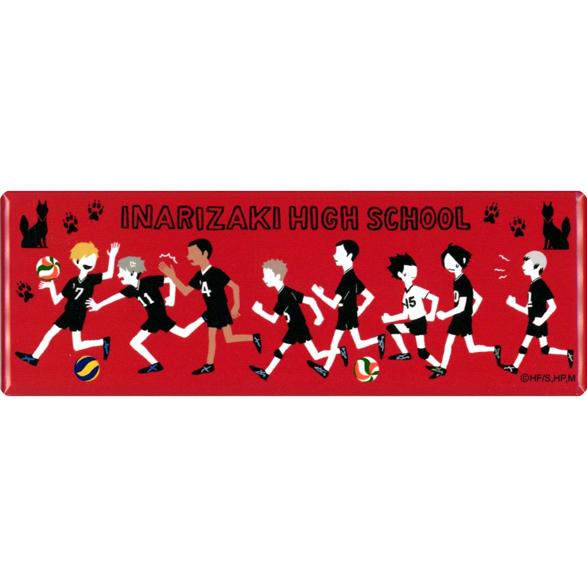 Inarizaki High School Haikyu!! TO THE TOP Yuru Palette Long Button [USED]