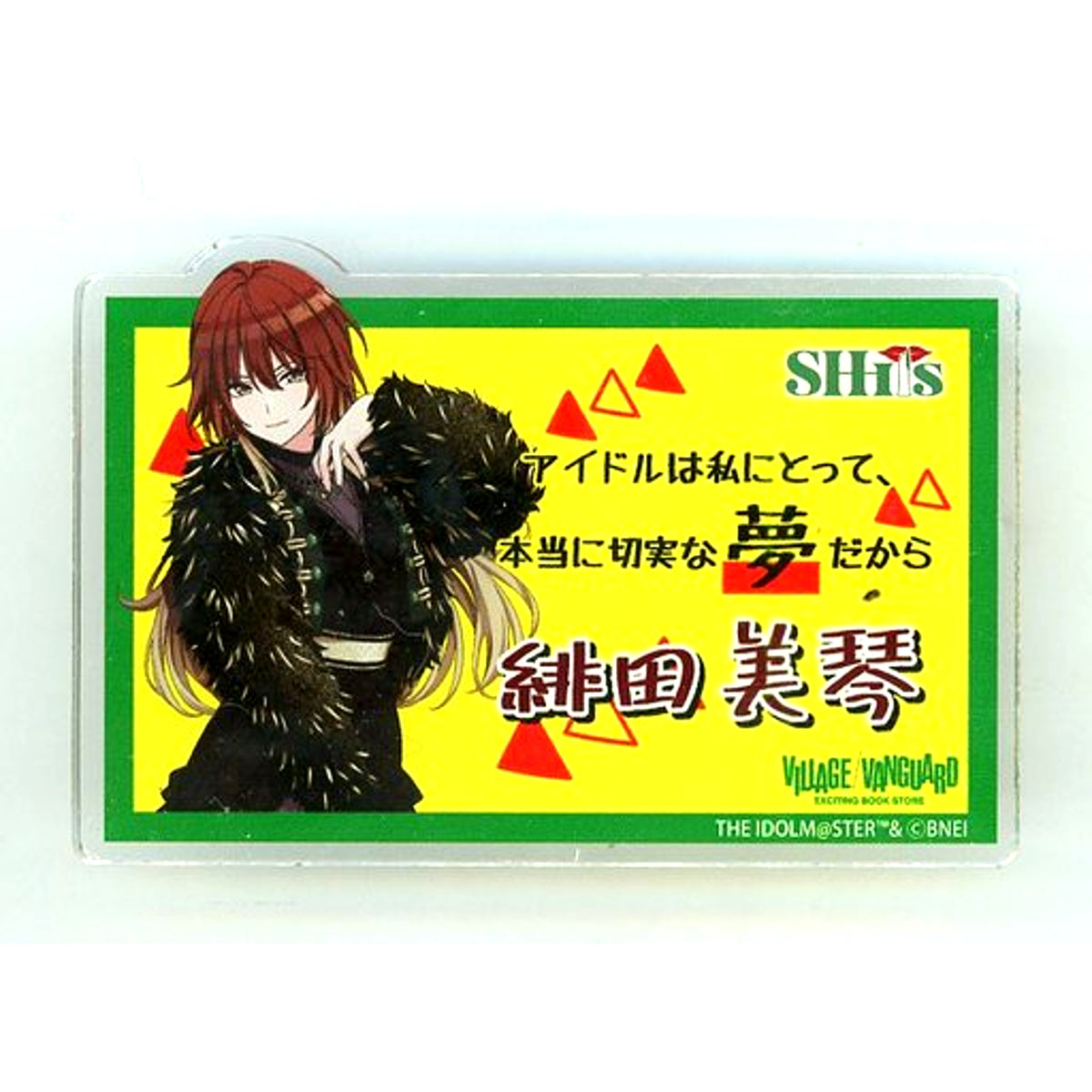 Mikoto Aketa Trading Acrylic Name Badge B The Idolmaster Shiny Colors x Village Vanguard [USED]