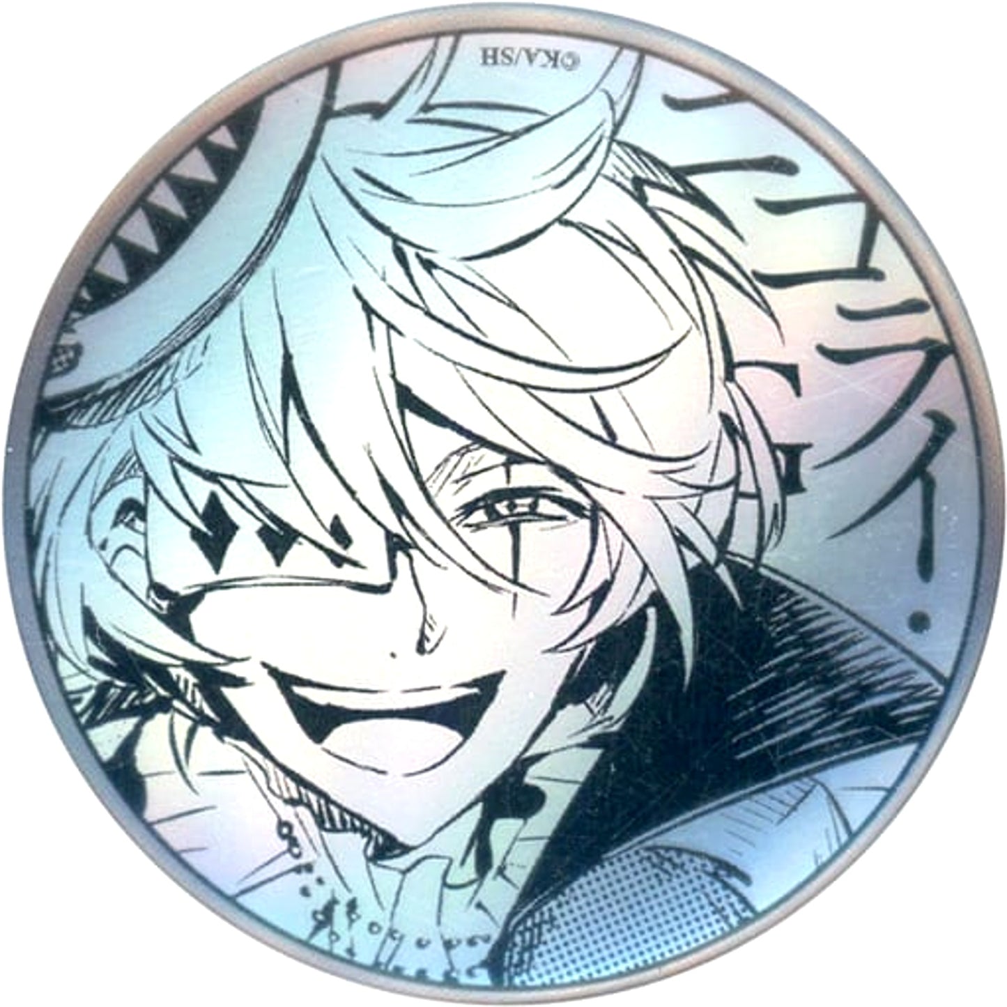 Nikolai Gogol Bungo Stray Dogs Trading Hologram Button Original Ver. Great Exhibition Second Act Limited [USED]