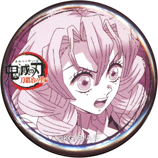 Mitsuri Kanroji Demon Slayer Swordsmith Village Arc x ufotable Cafe Machi Asobi CAFE Real Time Cafe 32mm Lottery Button Ep 5 [USED]