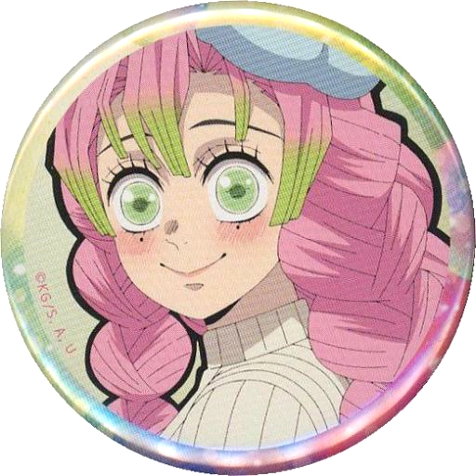 Mitsuri Kanroji Smiling Demon Slayer Kimetsu no Yaiba Swordsmith Village Arc Kimetsu Academy Random 57mm Button [USED]