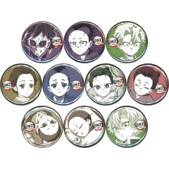 Demon Slayer: Kimetsu no Yaiba Swordsmith Village Arc Shinazugawa Genya & Others 32mm Lottery Can Badge Ufotable Cafe X Machi Asobi Cafe Real Time Cafe Episode 6 Limited All 10 Types Set Buttons [USED]