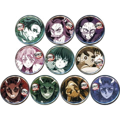 Demon Slayer: Kimetsu no Yaiba Swordsmith Village Arc Nezuko Kamado & Others 32mm Lottery Can Badge Ufotable Cafe x Machi Asobi Cafe Real Time Cafe Episode 4 Limited All 10 Types Set Buttons [USED]