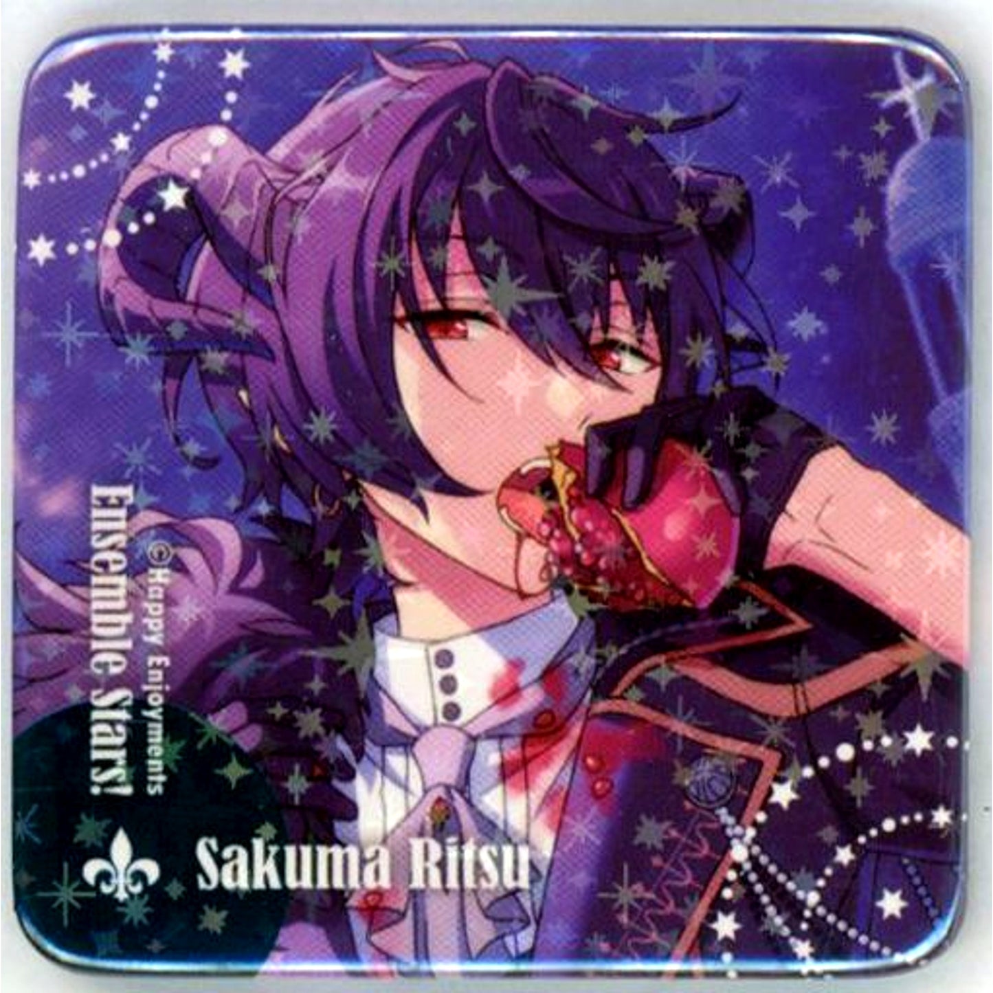 Ritsu Sakuma Ensemble Stars! Square Badge A Taiwan Limited [USED]