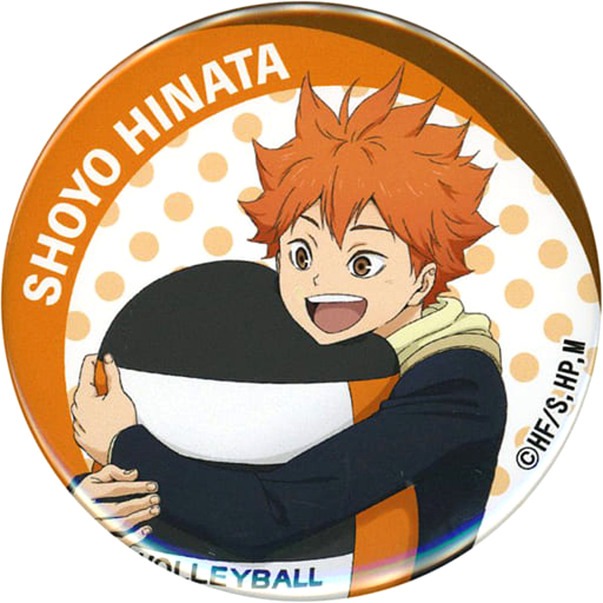 Haikyu!! Shoyo Hinata Can Badge Gigo Collaboration Cafe Limited Buttons [USED]