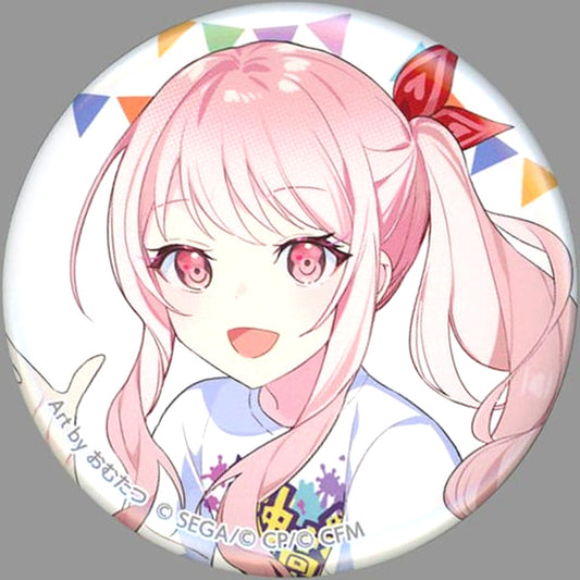 Mizuki Akiyama Project SEKAI COLORFUL STAGE feat Hatsune Miku Kamiyama High School Cultural Festival Drawn Illustration Button Collection B [USED]