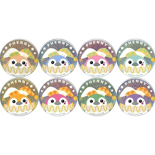 Hatsune Miku: Colorful Stage! Minori Hanasato & Others Fenny-Kun Glitter Can Badge Collection C Phoenix Wonderland Shop Limited All 8 Types Set Buttons [USED]