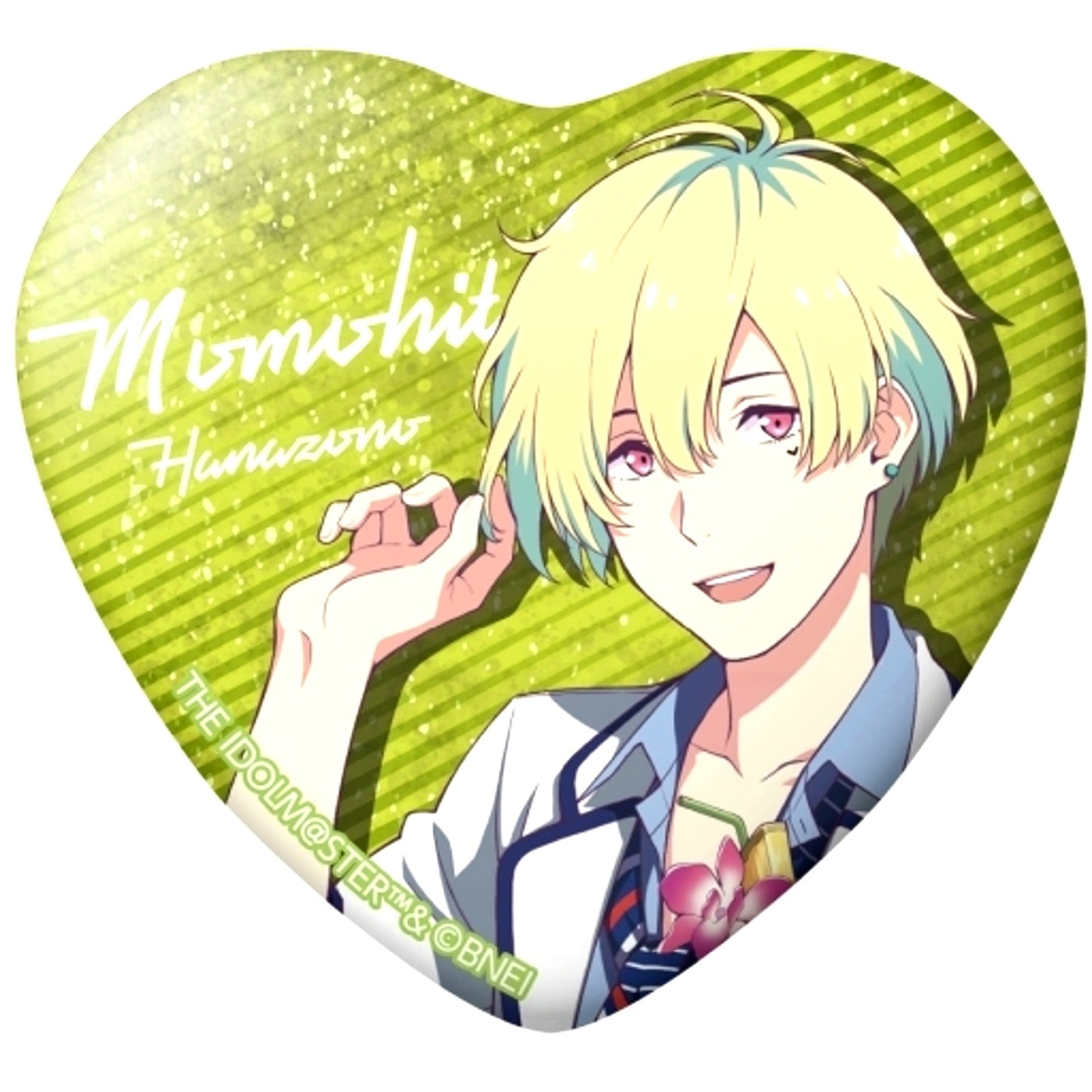 Momoto Hanazono The Idolmaster SideM Trading Heart Can Badge [USED]