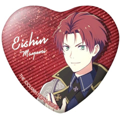 THE IDOLM@STER SideM Eishin Mayumi Trading Heart Can Badge Buttons [USED]