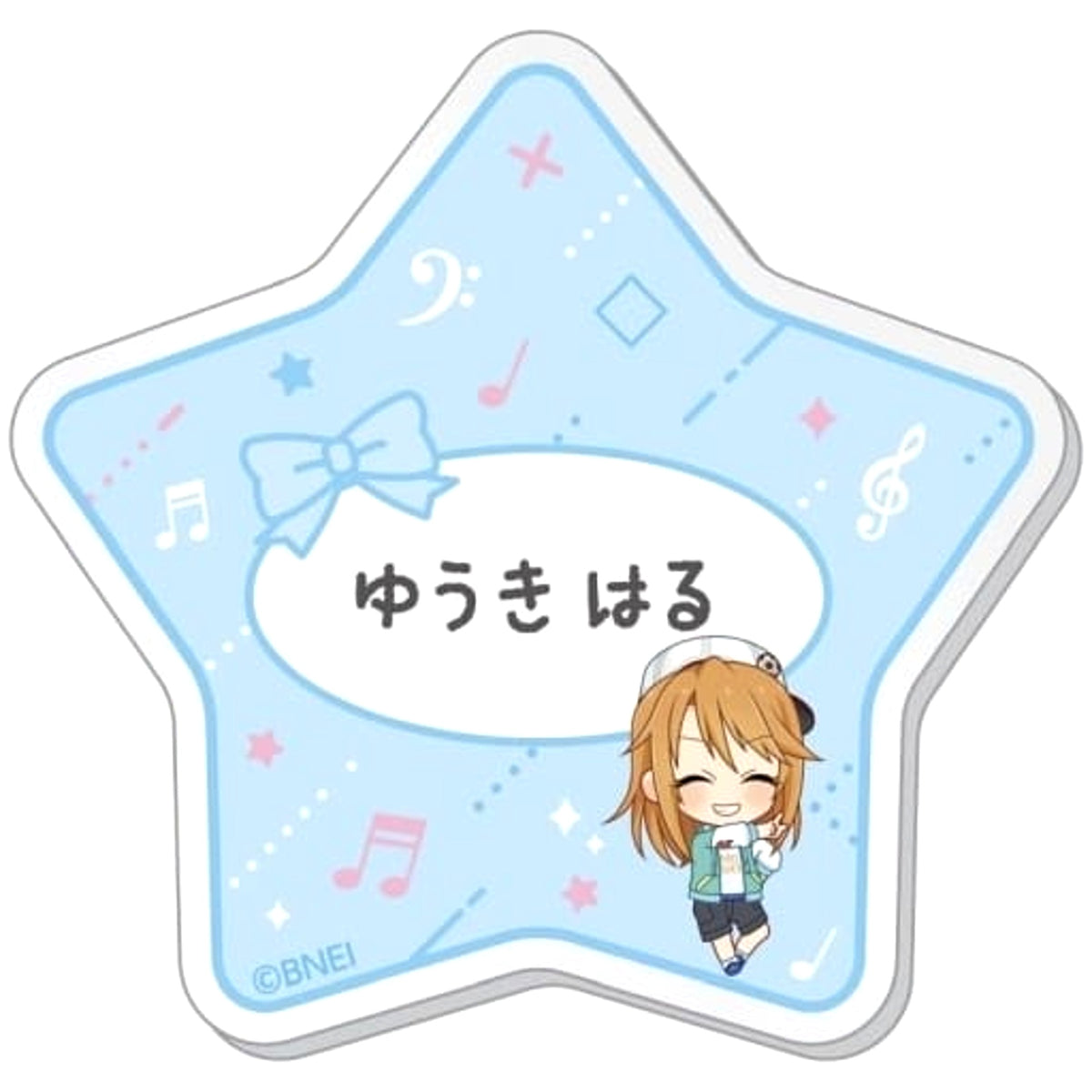 THE IDOLM@STER Cinderella Girls Haru Yuki Trading Name Badge Buttons [USED]