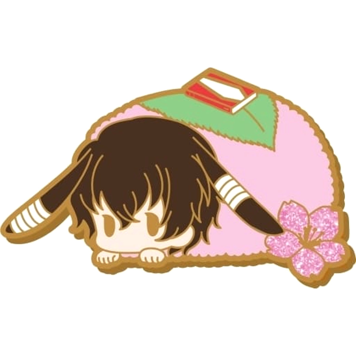Bungo Stray Dogs Osamu Dazai Retro Chikku Pins Haru Usagi Ver. Pins [USED]