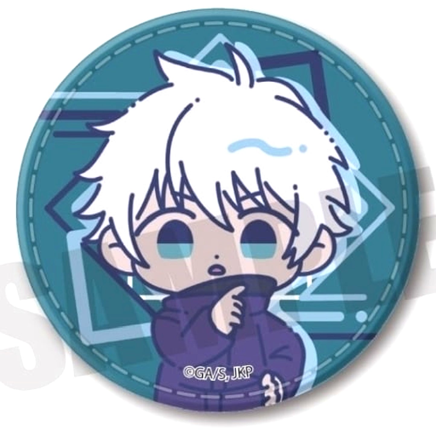 Satoru Gojo Jujutsu Kaisen Retopopu Part 2 Leather Badge [USED]