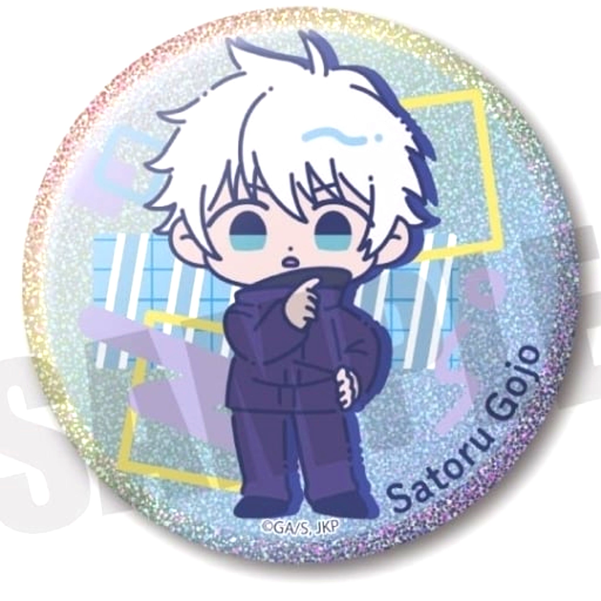 Satoru Gojo Jujutsu Kaisen Retopopu Part 2 3WAY Button [USED]