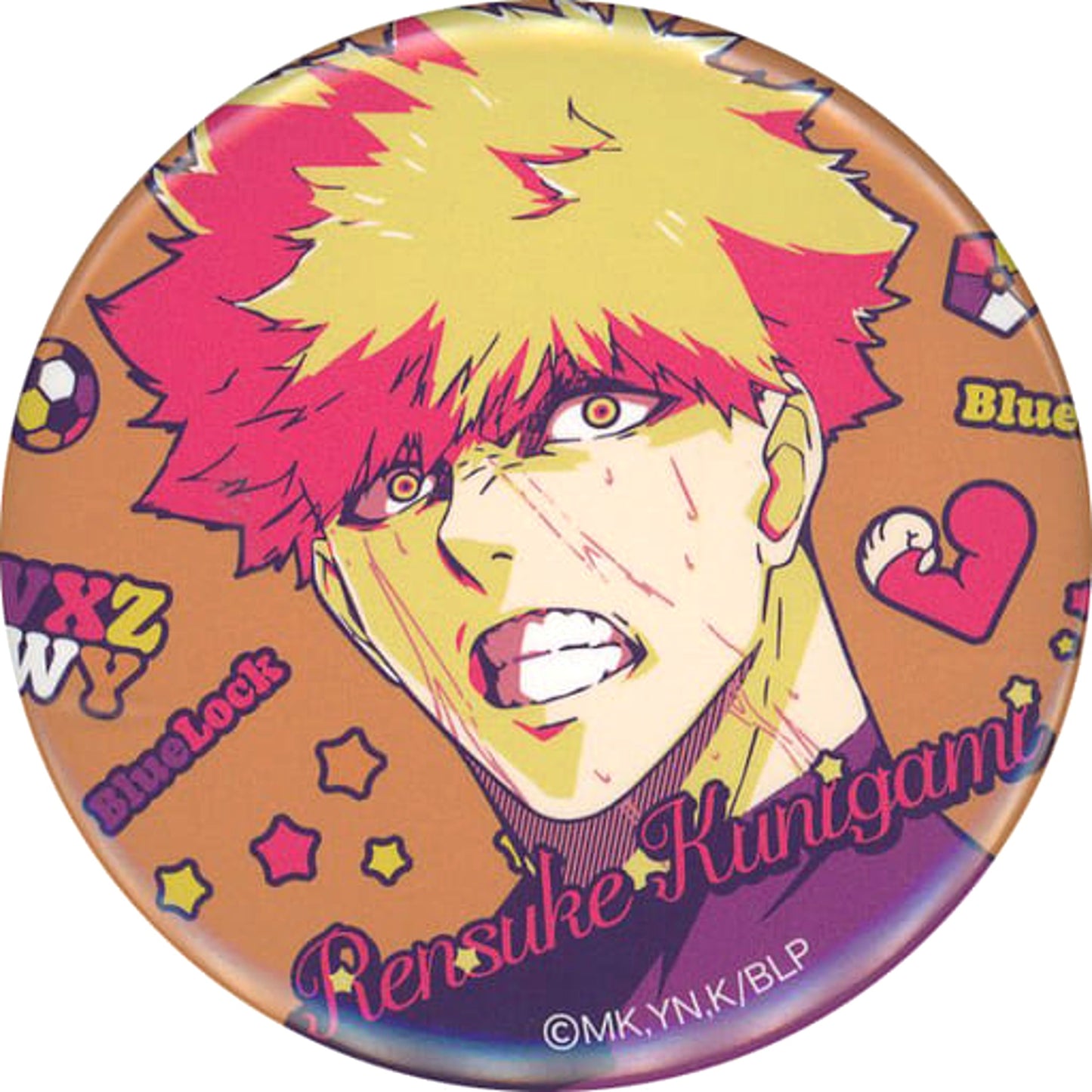 Blue Lock Rensuke Kunigami Trading Can Badge Vol.2 Buttons [USED]