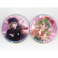 Macross Frontier Ranka Lee Alto Saotome Can Badge Set Oshare Macross Ranka Kenran in Kyoto Marui Limited 2 Types Buttons [USED]