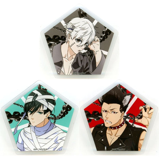 Seishiro Nagi Shouei Barou Rin Itoshi Ver.B Blue Lock Monster Party at Manga10 Acrylic Badge Monster Party Ver. [USED]