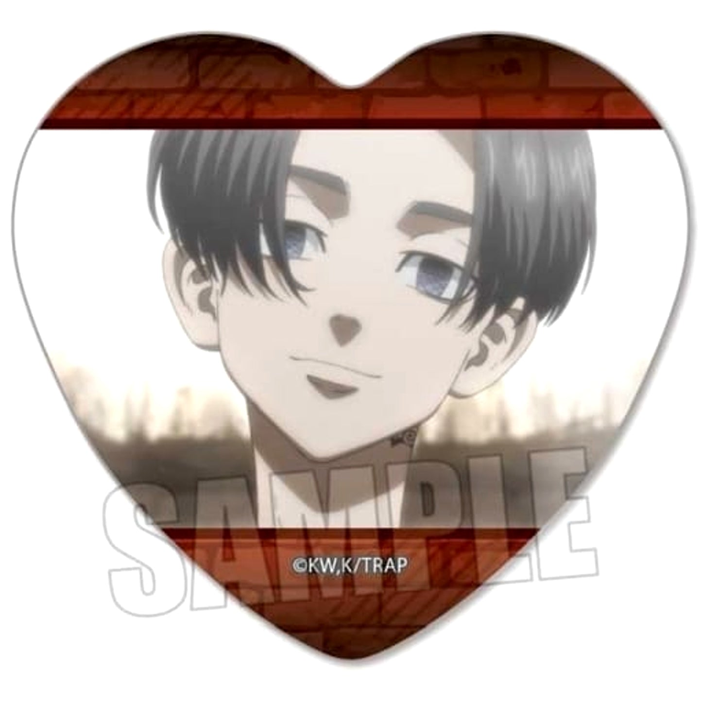 Tokyo Revengers Manjiro Sano Present Day A Memories Heart Can Badge Part2 Buttons [USED]