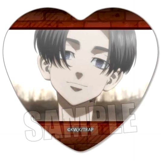 Tokyo Revengers Manjiro Sano Present Day A Memories Heart Can Badge Part2 Buttons [USED]