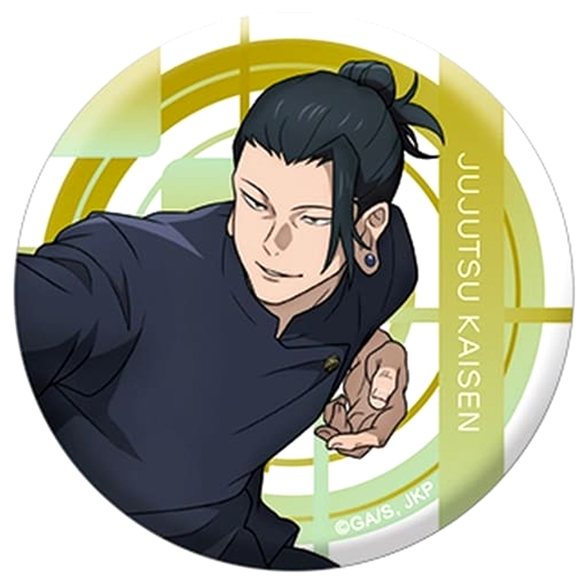 Jujutsu Kaisen Season 2 Suguru Getou Natural Proportions Trading Can Badge Buttons [USED]