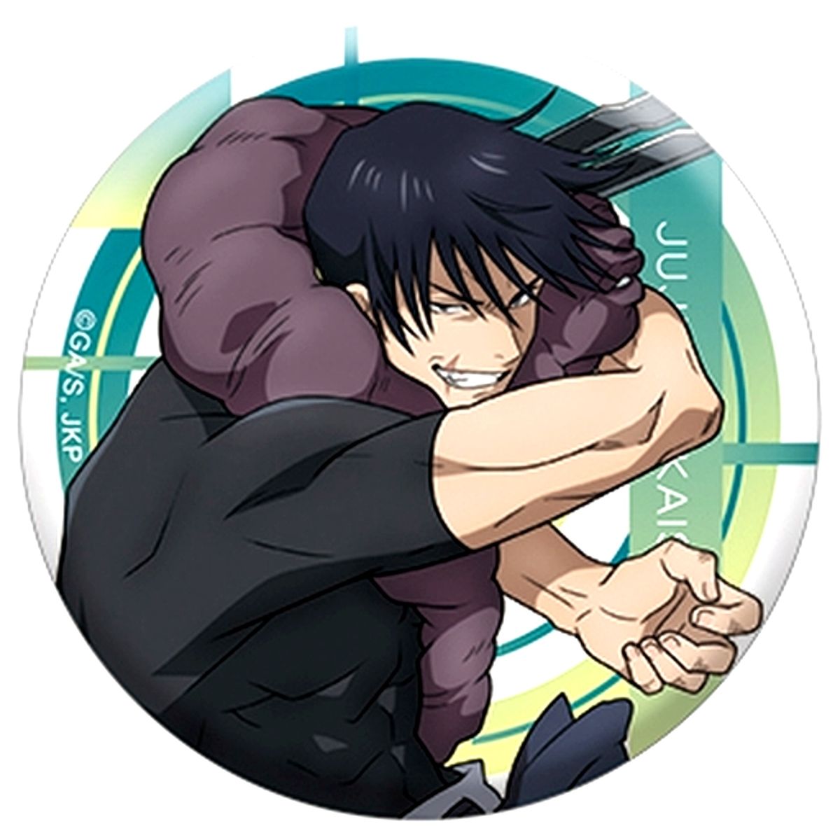 Toji Fushiguro Jujutsu Kaisen S2: Hidden Inventory/Premature Death Life Size Trading Button [USED]