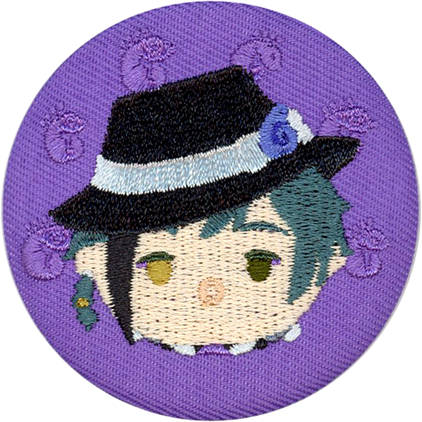 Floyd Leech Disney Twisted Wonderland Embroidery Button LINE Tsum Tsum Art ANIPLEX+ Limited [USED]