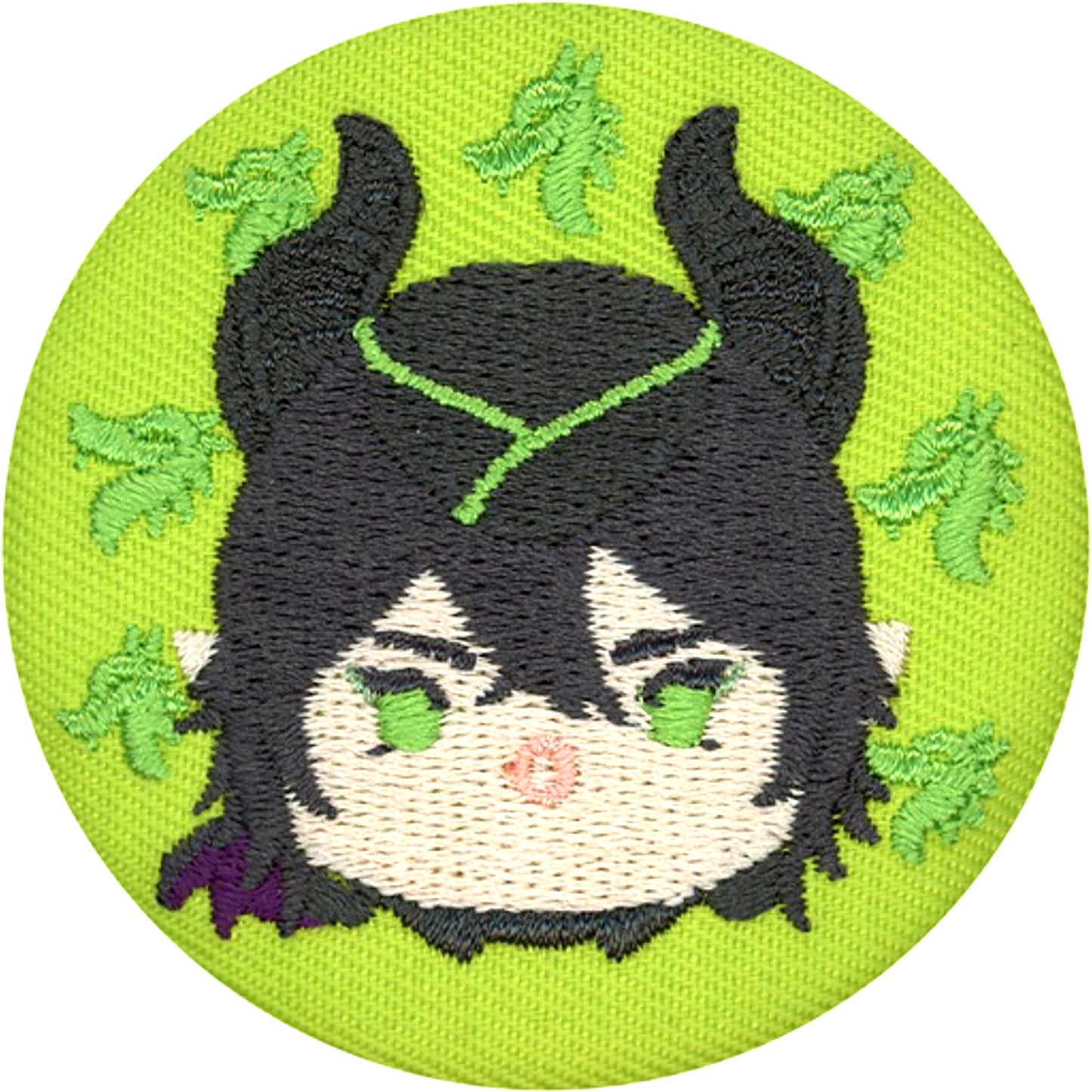 Malleus Draconia Disney Twisted-Wonderland Embroidery Button LINE Tsum Tsum Art ANIPLEX+ Limited [USED]