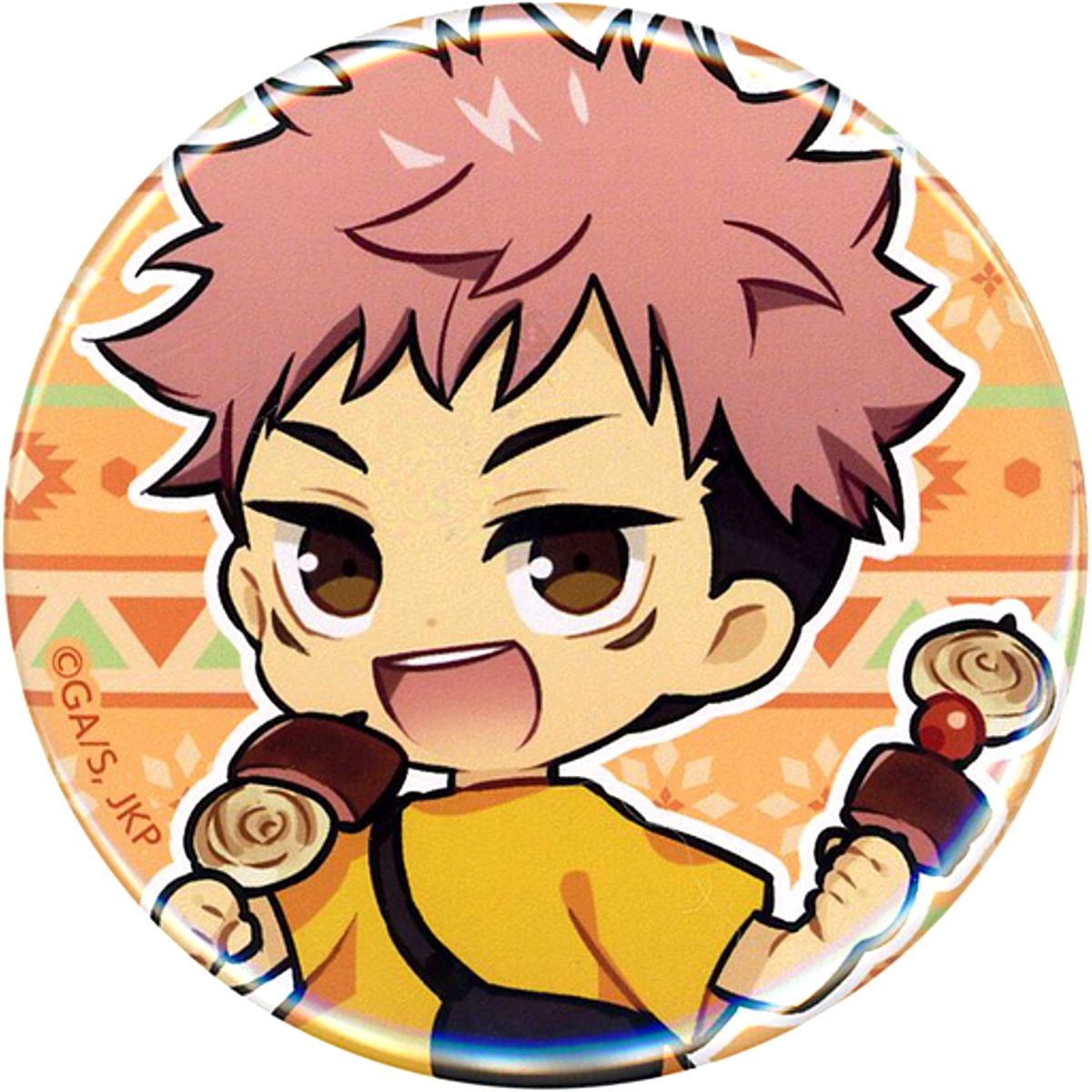 Yuji Itadori Jujutsu Kaisen Marukuji Let's Go Camping! Camp A Button [USED]