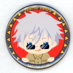 Jujutsu Kaisen Satoru Gojo B Marukuji Let's Go Camping! Can Badge Moderate Luck 16 Buttons [USED]