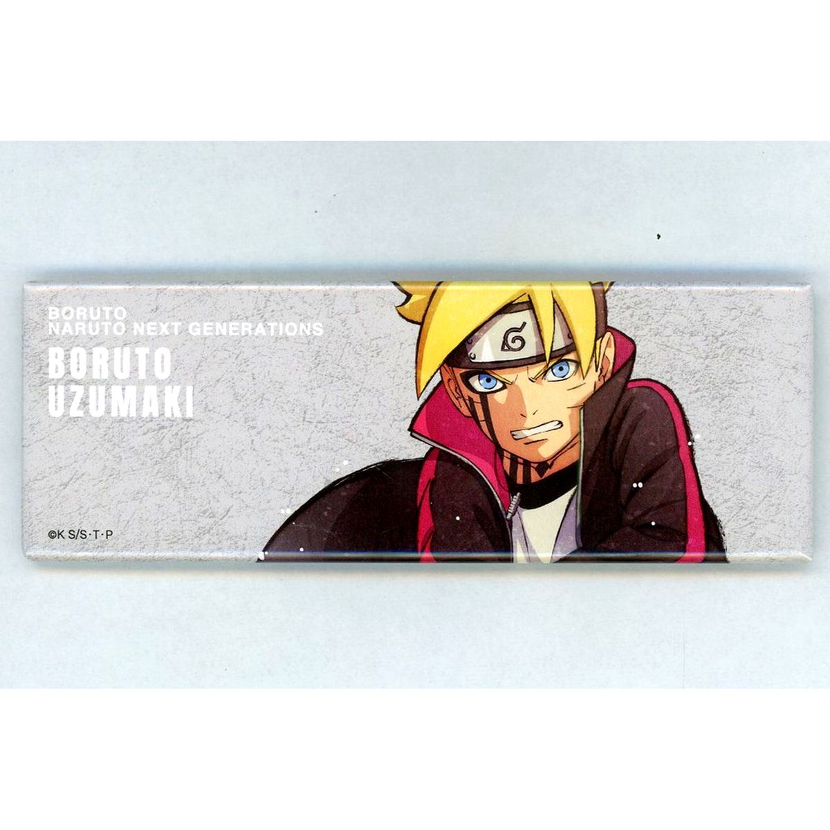Boruto Uzumaki Naruto NARUTO 20th BEYOND GENERATIONS Long Button Square BG Illustration [USED]