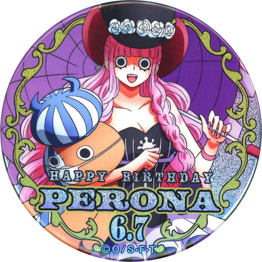 Perona Happy Birthday Hologram Button 2022 One Piece Mugiwara Store Limited [USED]