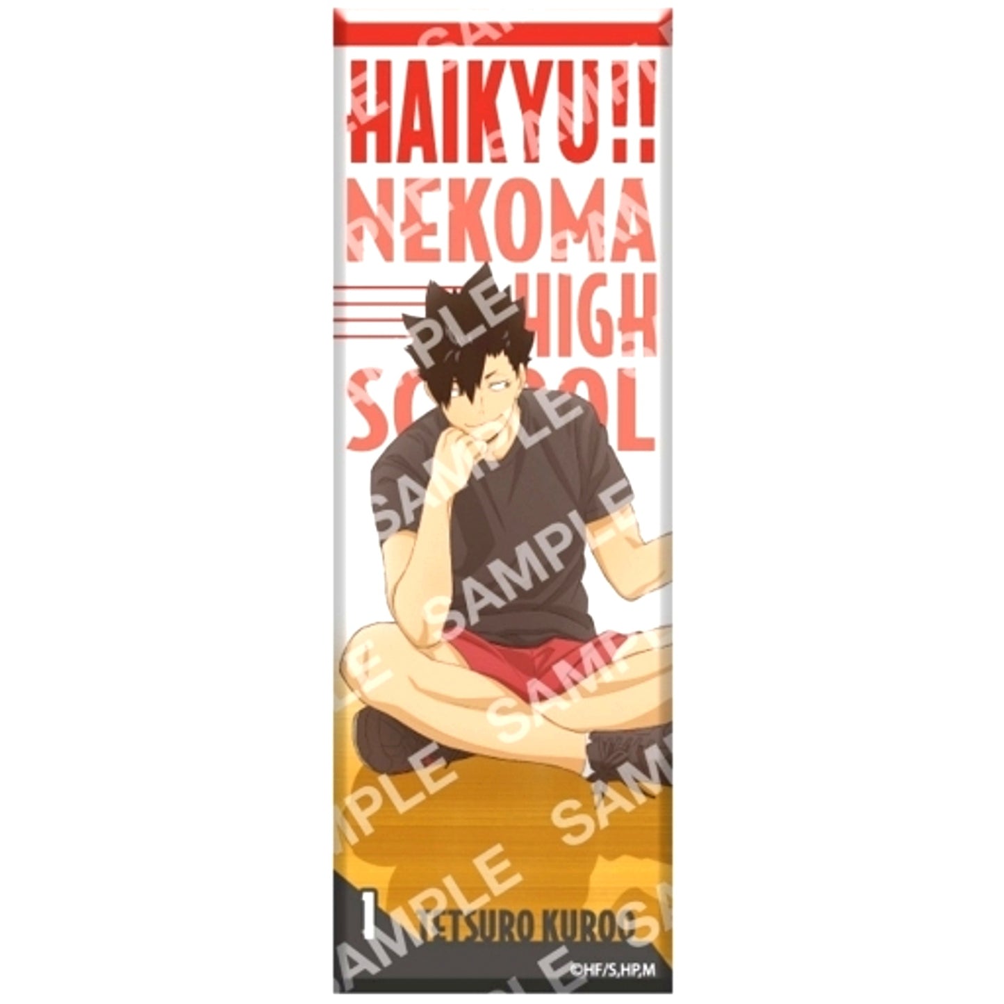 Tetsuro Kuroo Haikyu!! Long Button Collection [USED]