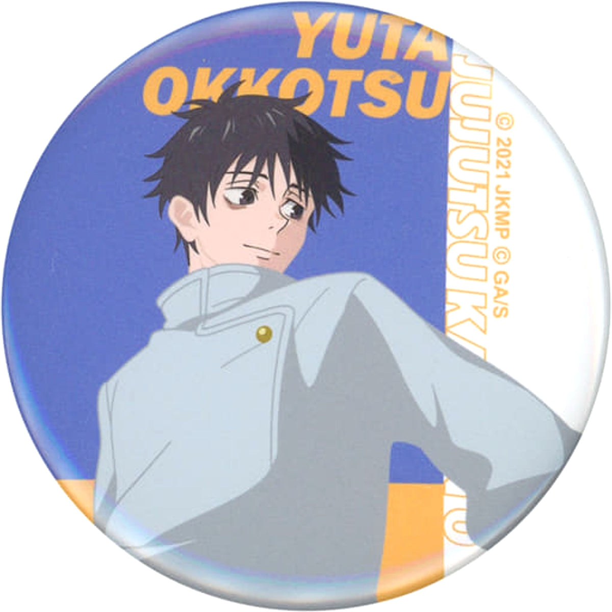 Jujutsu Kaisen Yuta Okkotsu Trading Can Badge Juju Fes 2023 with Orchestra Limited Buttons [USED]