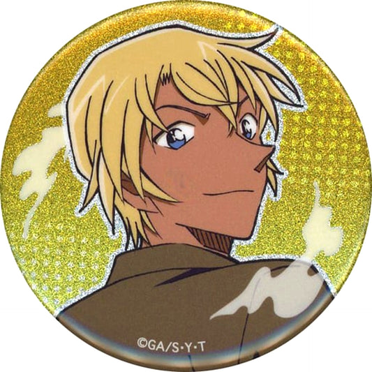 A Toru Amuro Detective Conan Trading Glitter Button Seven and i Ltd [USED]