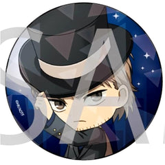 Attack on Titan Jean Kirstein Mini Character Illustration 65mm Hologram Can Badge 07. Phantom Thief & Detective Ver. A Buttons [USED]