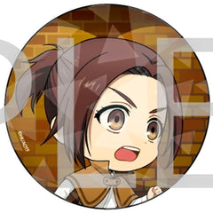 Attack on Titan Sasha Blouse Mini Character Illustration 65mm Hologram Can Badge 07. Phantom Thief & Detective Ver. A Buttons [USED]