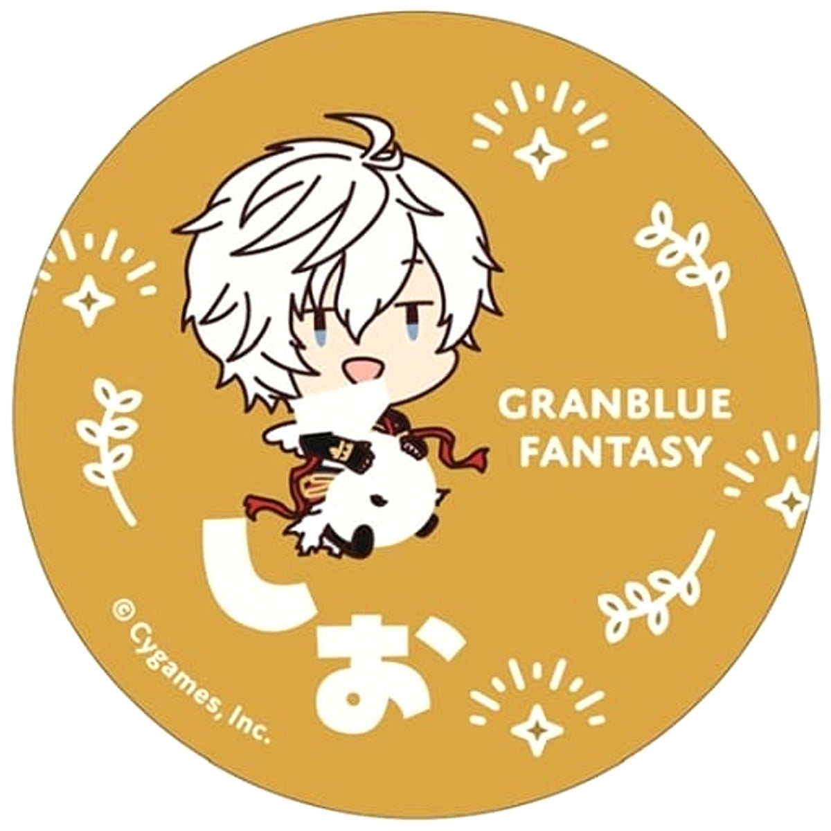 Granblue Fantasy Lucio Onamae Pitanko Can Badge Collection Buttons [USED]