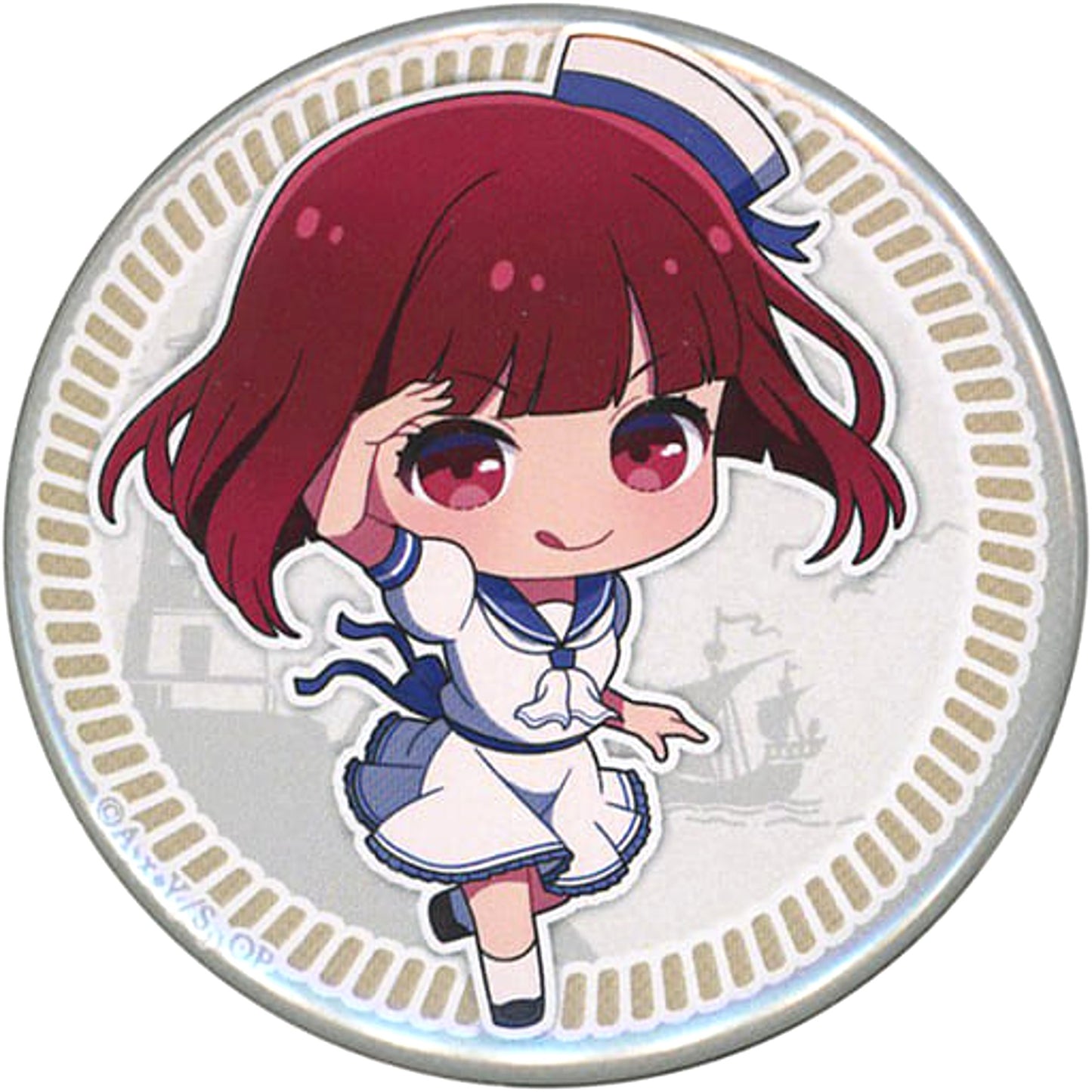 Kana Arima SD Salute Oshi no Ko Marine Look Ver. Trading Button [USED]