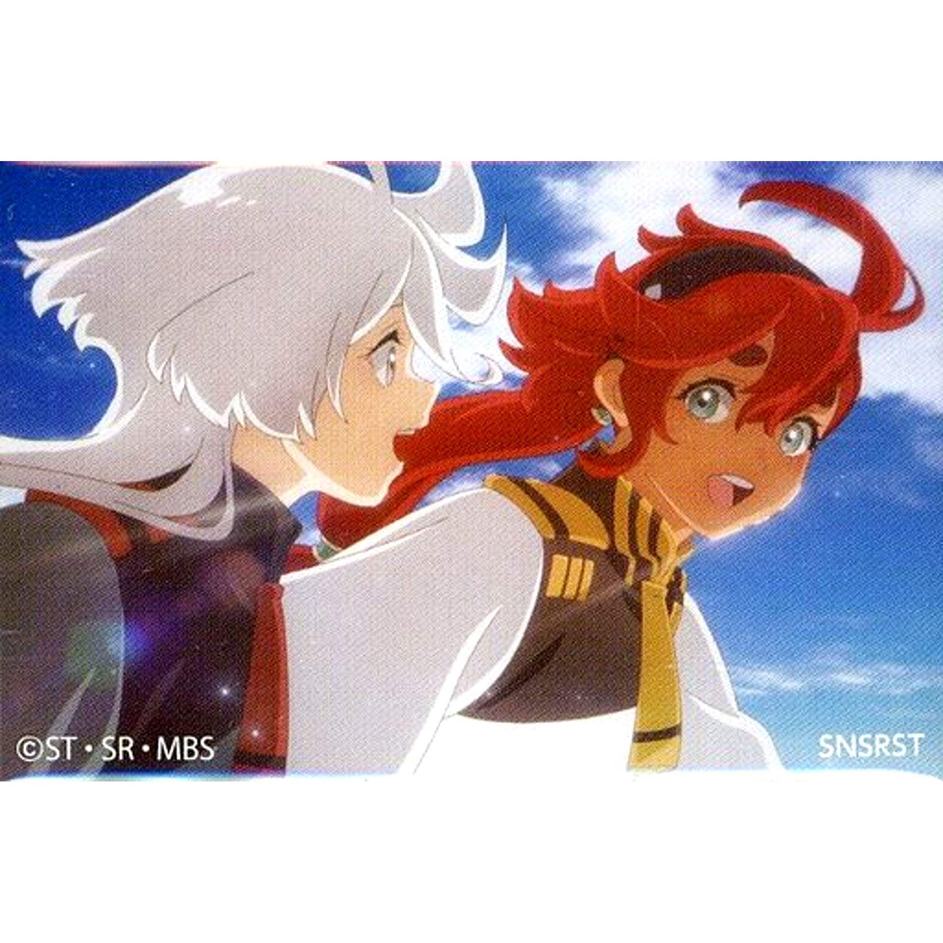 Suletta Mercury & Miorine Rembran - Outdoors Mobile Suit Gundam: The Witch from Mercury Square Badge Collection [USED]