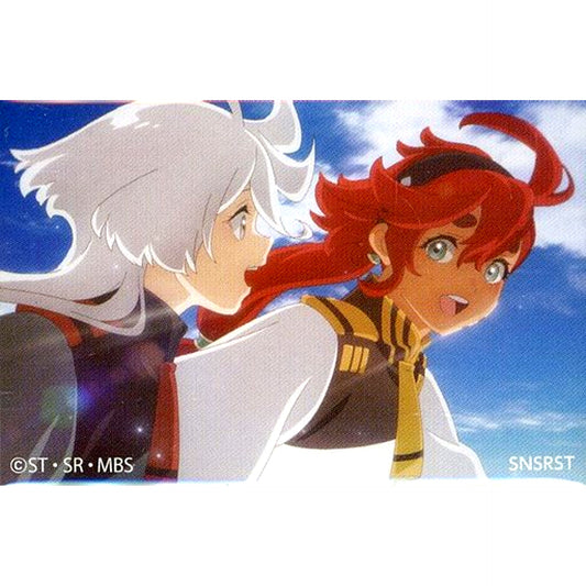 Suletta Mercury & Miorine Rembran - Outdoors Mobile Suit Gundam: The Witch from Mercury Square Badge Collection [USED]