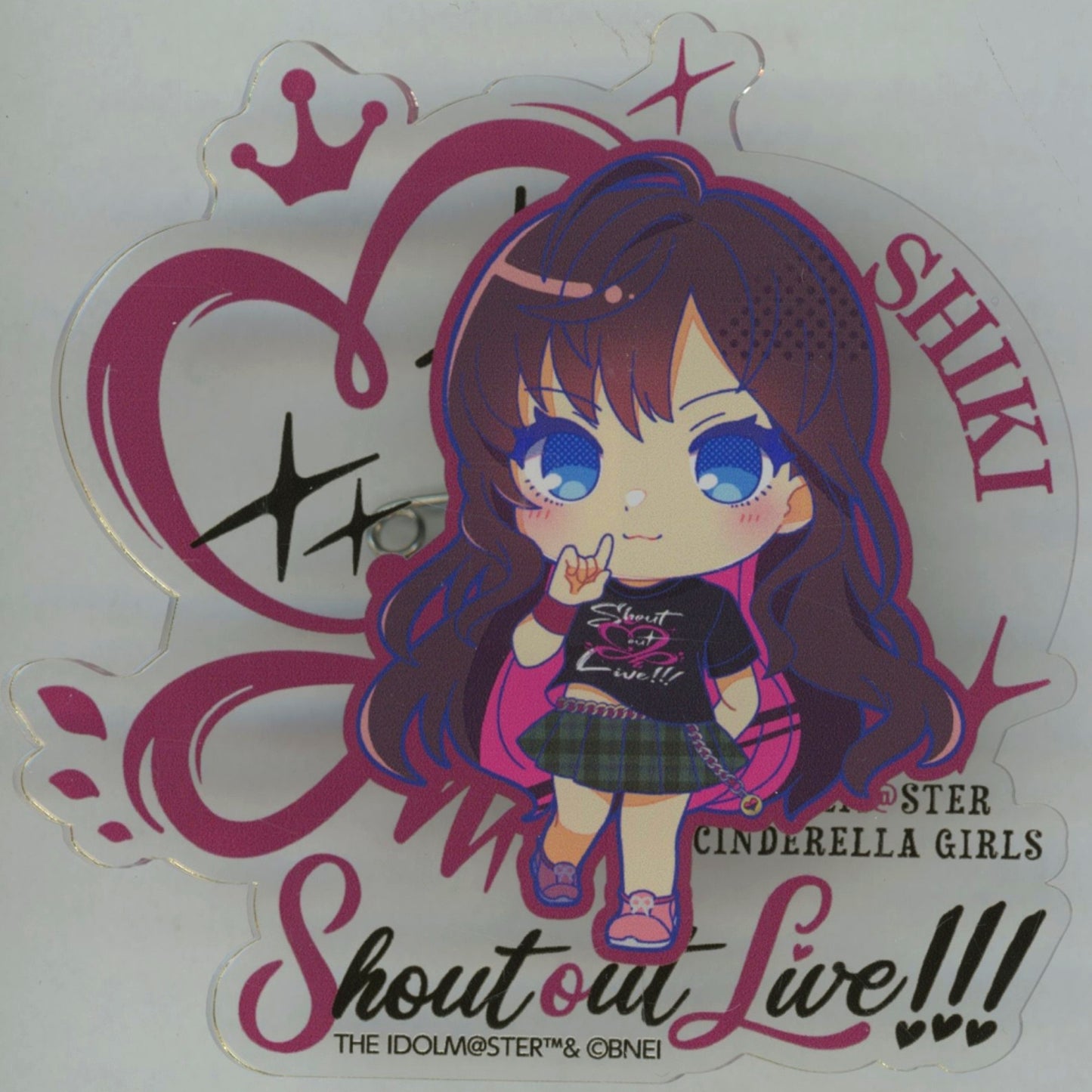 Shiki Ichinose Shout out Live Ver. Official Produce Badge The Idolmaster Cinderella Girls [USED]