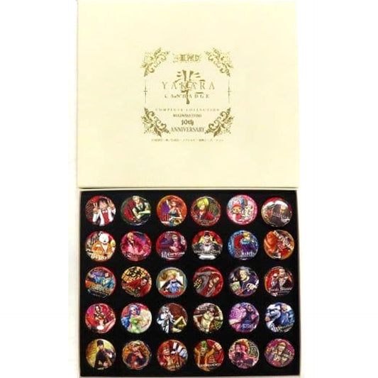 Roronoa Zoro & Others One Piece All 30 Types Set Yakara Button Part 9 Party Complete Collection Straw Store Limited [USED]