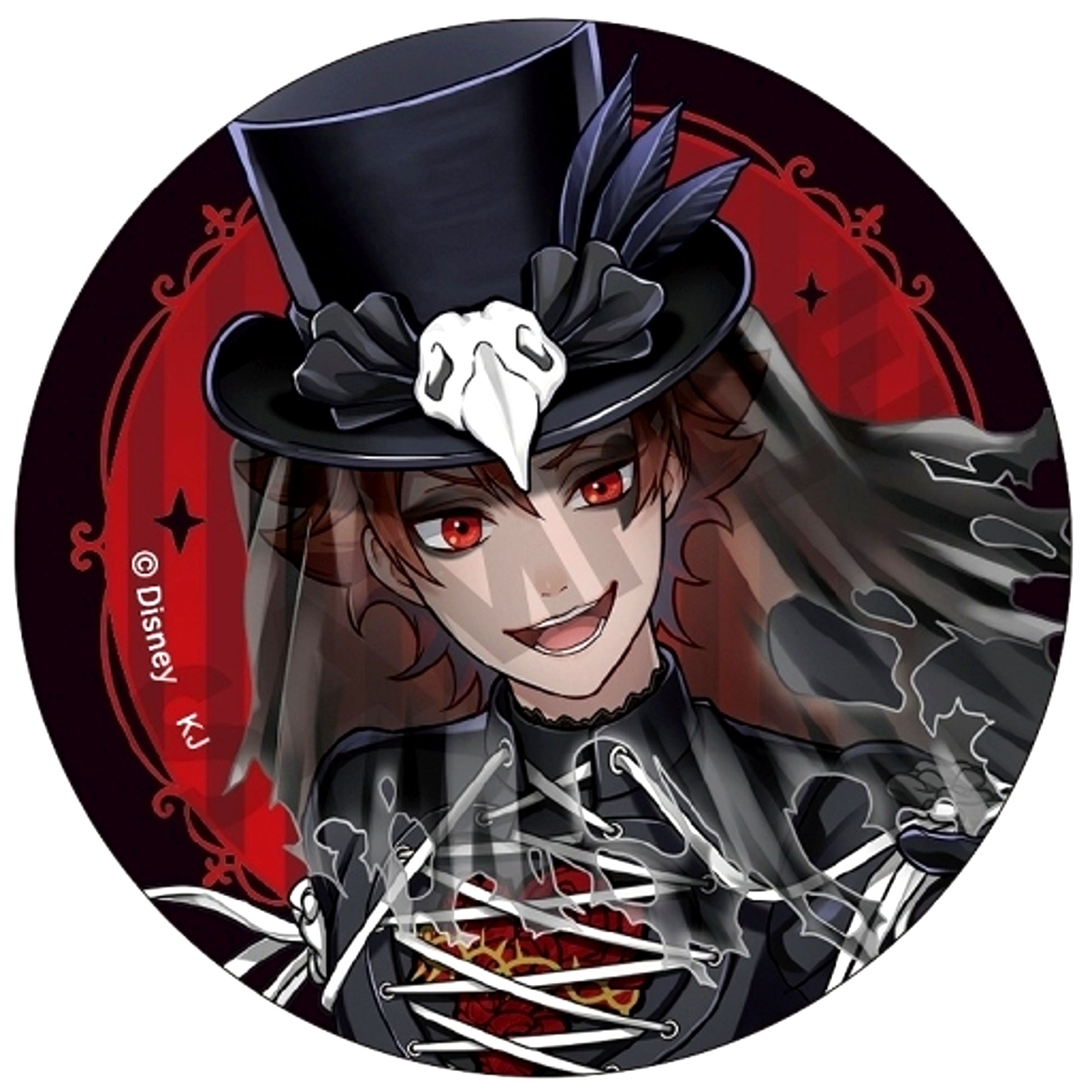 Ace Trappola Normal Twisted Wonderland Scary Dress Ver. Trading Button Vol. 1 [USED]