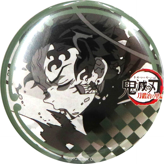 Tanjiro Kamado Demon Slayer: Kimetsu no Yaiba 57mm Button Fun Kuji Prize Swordsmith Village Arc x ufotable DINING 2nd Period [USED]