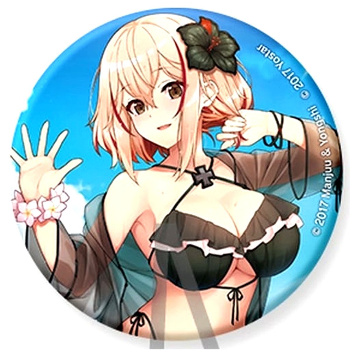 Roon Upper Body Azur Lane Trading Button [USED]