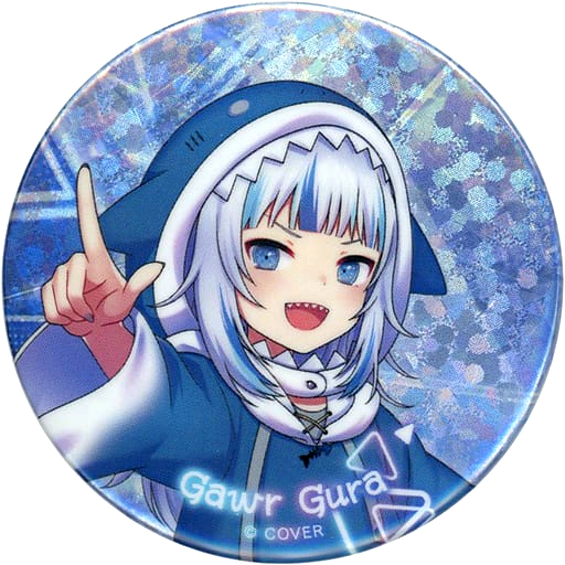 Virtual YouTuber hololive English Gawr Gura hololive English 1st Concert Connect the World Random Button Badge [USED]