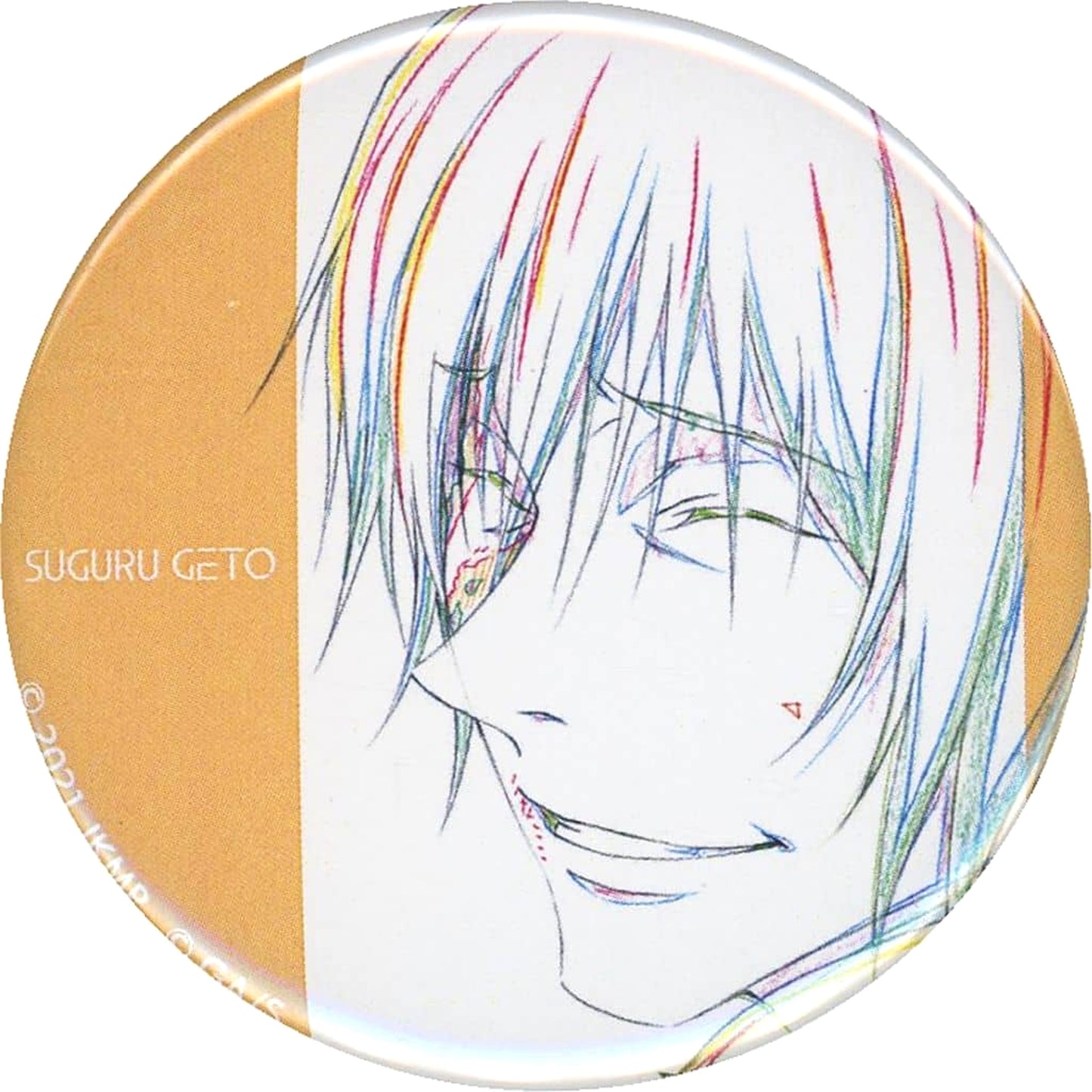 Suguru Getou Jujutsu Kaisen Original Picture Button Collection Mappa Show Case Limited [USED]