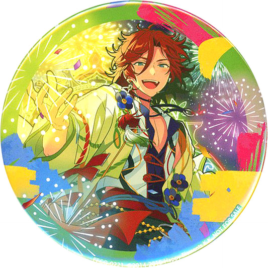 Madara Mikejima Jacket Design Ensemble Stars!! 76mm Button CD ES Idol Song season3 MaM / HELLO. NEW YEAR! Animate Purchase Bonus [USED]
