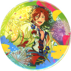 Madara Mikejima Jacket Design Ensemble Stars!! 76mm Button CD ES Idol Song season3 MaM / HELLO. NEW YEAR! Animate Purchase Bonus [USED]